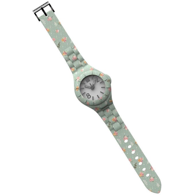 TOO LATE - siliconen horloge - MASH UP DECOR REGULAR - Ø 40 mm - LADY
