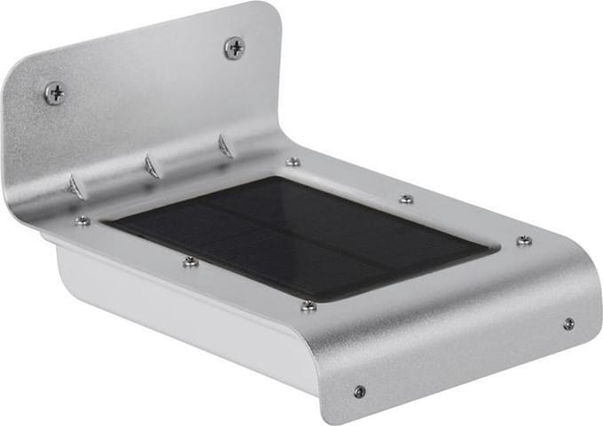 The Black Series 2 Draadloze LED Lampjes met bewegingssensor - Zonne-energie - RVS