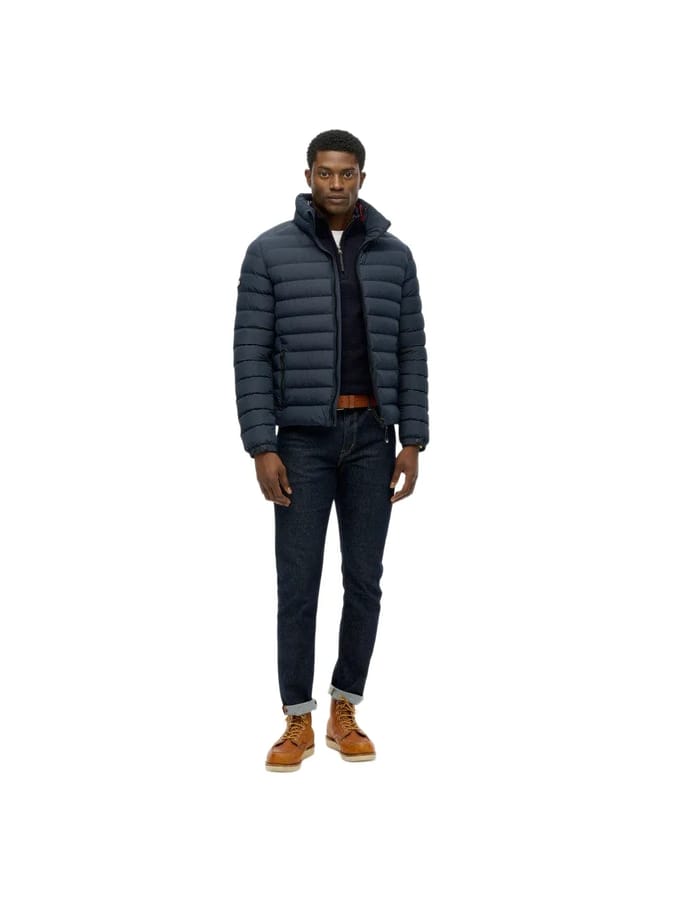 Superdry - Fuji Bedrukte Gewatteerde Jas - Heren - Gewatteerde jassen