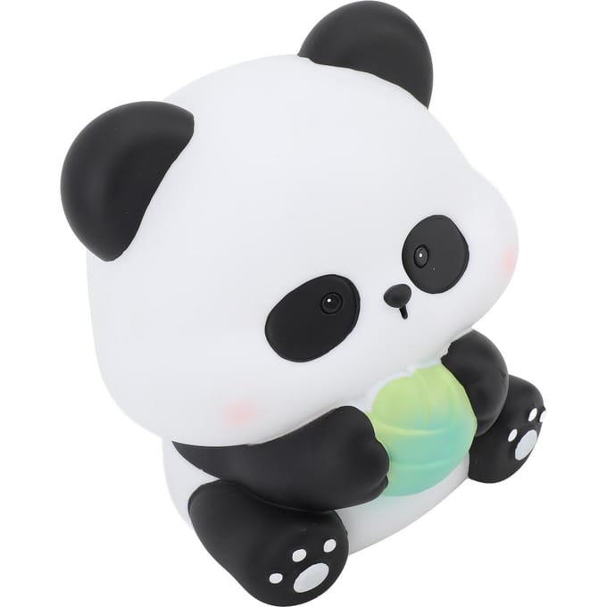 Dier Geldpot Grote Capaciteit Onbreekbaar Schattige Cartoon Panda Zacht Plastic Decoratief Figuurtje black