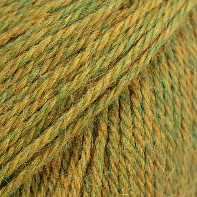 DROPS Alpaca Mix - 7233 geel/groen - Wol Garen