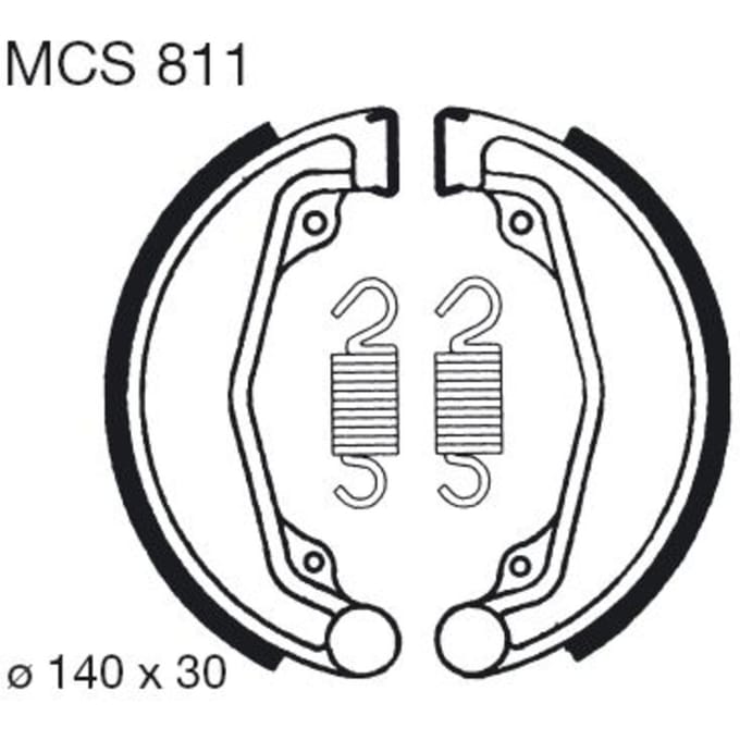 Remschoenset TRW MCS811
