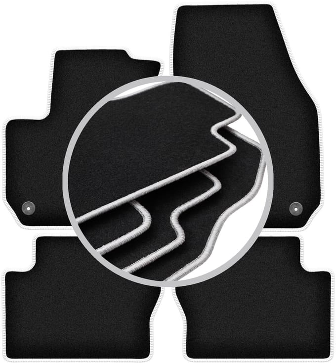 CARLUX-SILVER automatten voor: Opel Zafira B minivan (2005-2014)