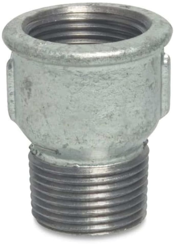 Muffelnippel 2 inch Tempergietijzer Fitting - Boni-Shop