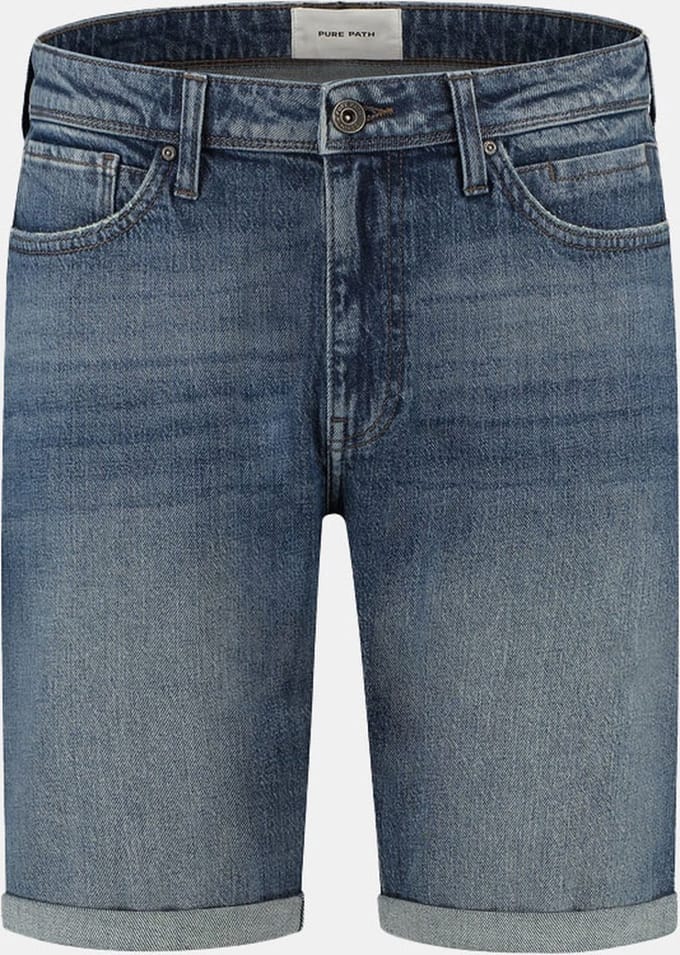 Purewhite Regular Fit Denim Short The Miles