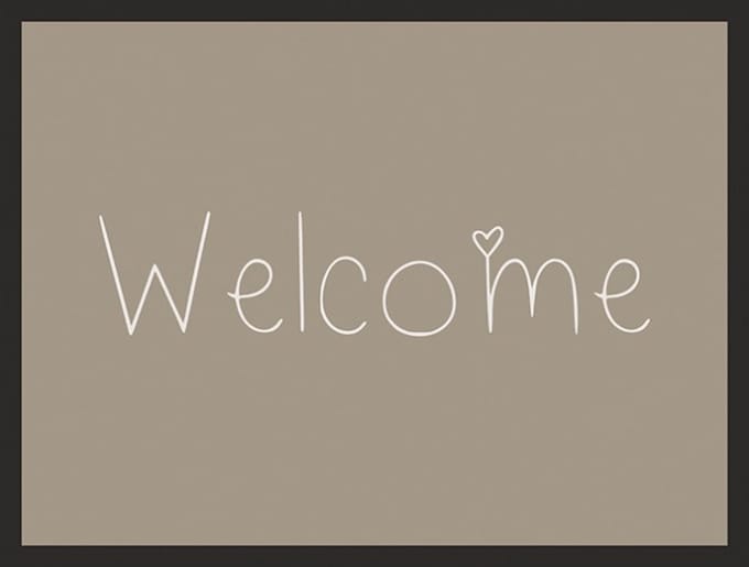 MD Entree - Deurmat - Schoonloopmat - Ambiance Welcome - 50 x 70 cm