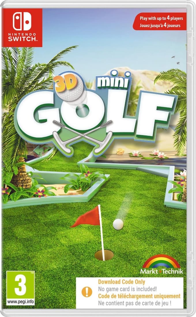 3D Minigolf - Switch (Code in a Box)