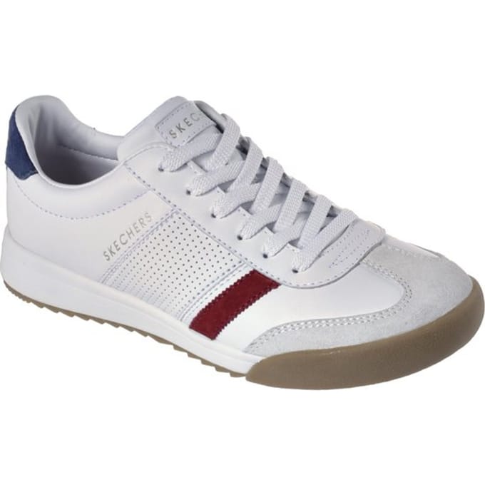 Skechers - Maat 40 - ZINGER -RETRO ROCKERS - White/Red/Navy - Vrouwen