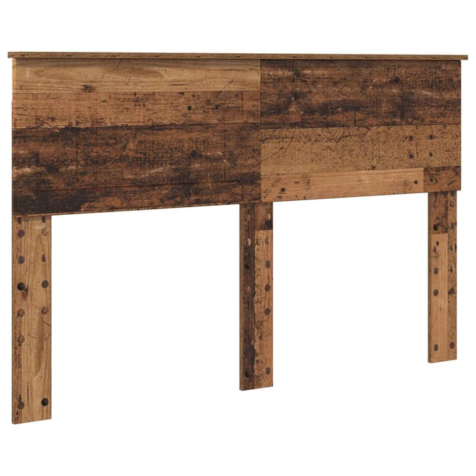 vidaXL Hoofdbord Oud Hout Bewerkt hout