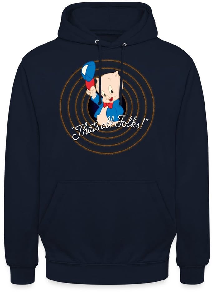 Looney Tunes Porky Pig Hoodie Unisex