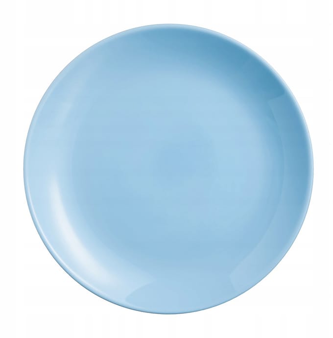Luminarc Diwali Light Blue Diep Bord 25cm - Gehard Glas