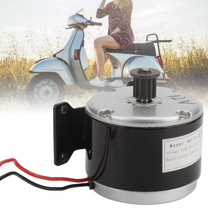 12V 250W Synchroon Wiel Mechanische Kracht Motor voor Elektrische Scooter Elektrische fiets gray
