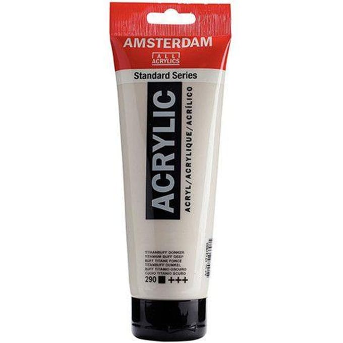 Acrylverf - #289 Titaanbuff Donker - Amsterdam - 250 ml