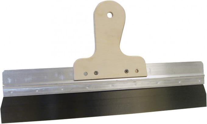 Super Prof spackmes alu/rvs 380mm met houten handgreep
