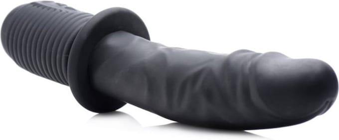 XR Brands - Power Pounder - Vibrating and Thrusting Silicone Dildo