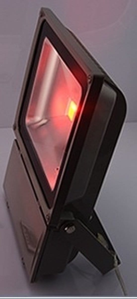 LED Bouwlamp Rood - 100 Watt