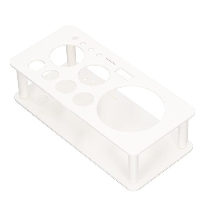 Bartender Kit Stand Ruimtebesparend Organiseren Opslag Plastic Bartending Gereedschapshouder voor Bar Huis S white
