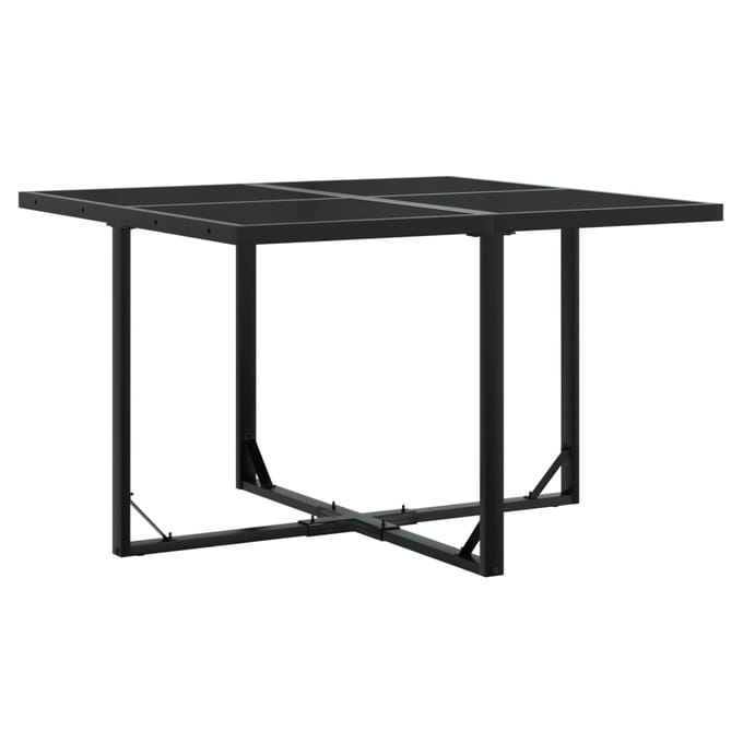 vidaXL - 5-delige - Tuinset - met - kussens - poly - rattan - zwart