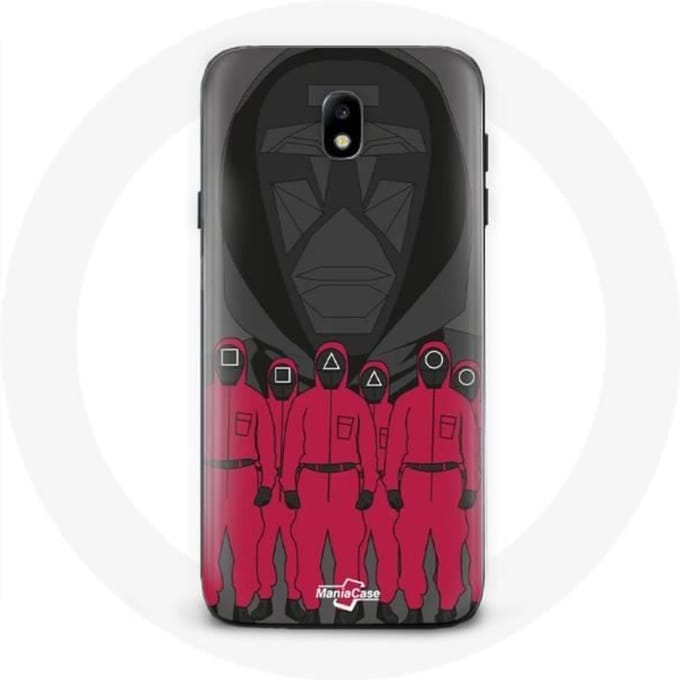 Coque Samsung Galaxy J3 2017 Squid Game Poster maskeert karakters