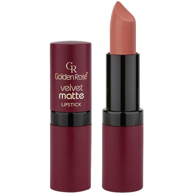 Rose doré velours mat rouge à lèvres mat pour les lèvres n° 27 4,2 g