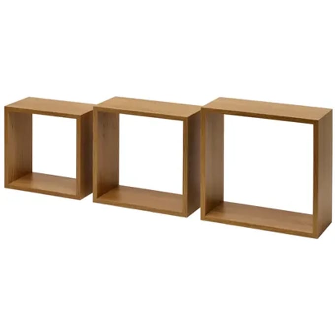 Duraline Wandkubus Eiken 12mm 30x30x12cm