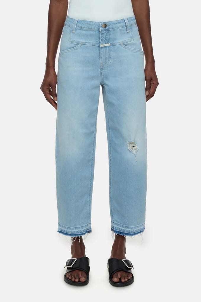 Closed Stover-x Jeans Light Blue Größe: W32L34 | Ausgestellte Hosen Outlet | Damen | Blau