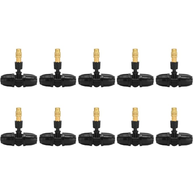 10 stuks tuinsproeier T-stuk verstuiver voor 8/11 inch waterslang black