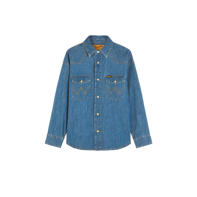 Denim overhemd Wrangler Super Western