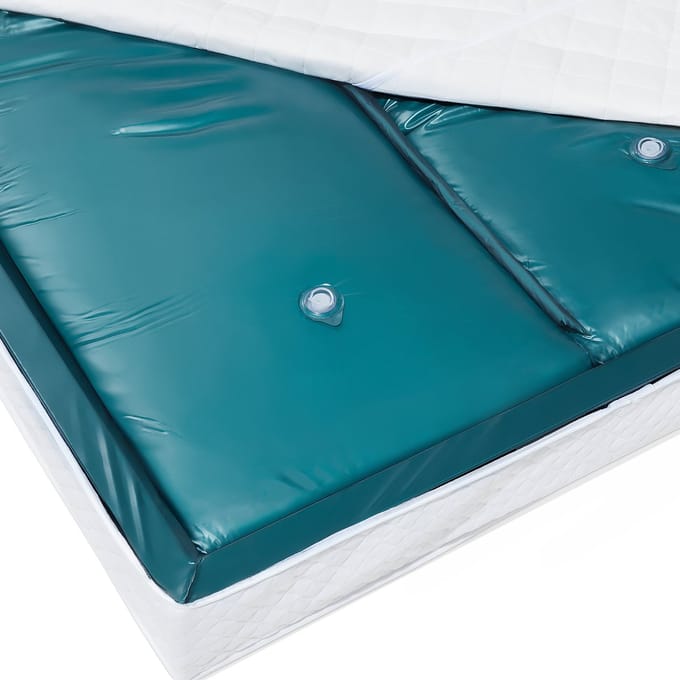 DUAL - Waterbedmatras - Blauw - 180 x 200 cm - Vinyl