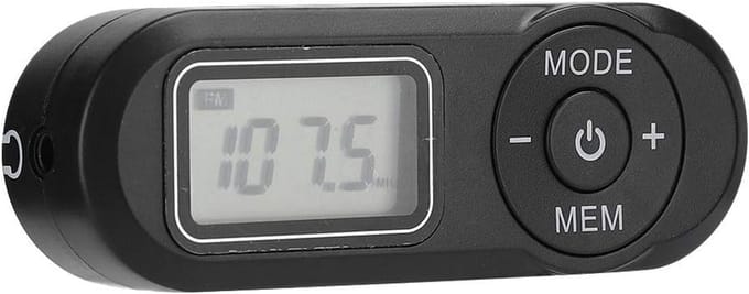 Draagbare Mini FM Radio met LCD Scherm en Hoofdtelefoon - Compact Zakmodel