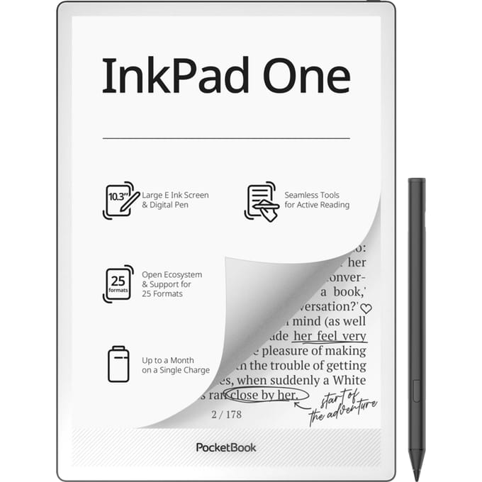 PocketBook InkPad One - eBook reader - 32 GB - 10.3"
