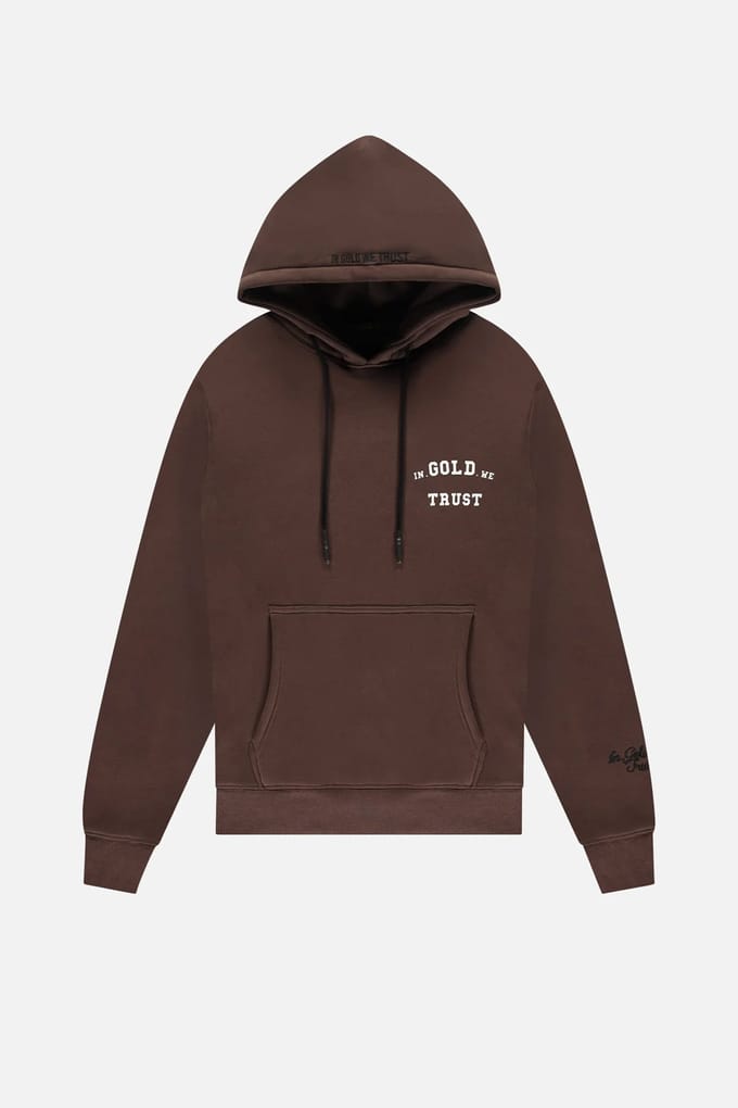In Gold We Trust The Notorious Dark Brown Taglia: M | Felpe con cappuccio Outlet | Unisex | Marrone