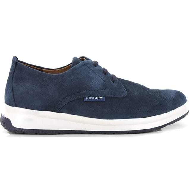 Mephisto Lester - heren veterschoen - blauw - maat 39 (EU) 6 (UK)