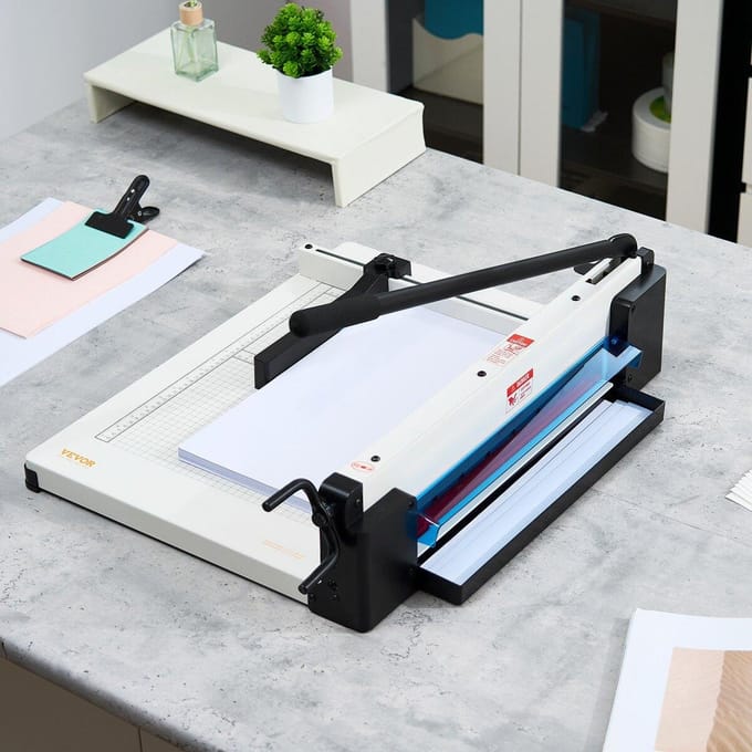 Papiersnijder 17  A3 Guillotine Papier Snijder 400 Vel Capaciteit Metalen Basis