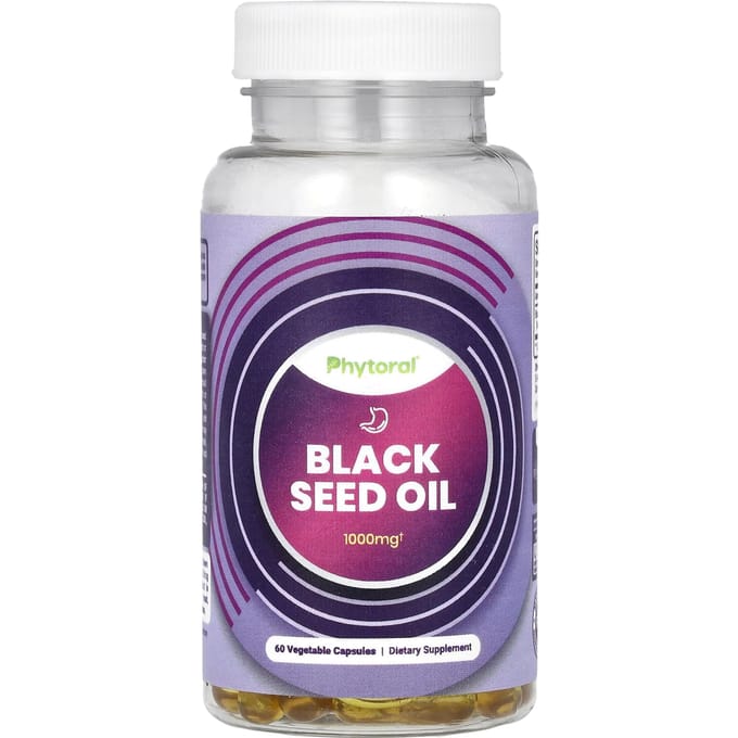 Zwarte komijnolie, plantaardige capsules 60 (500 mg per capsule)