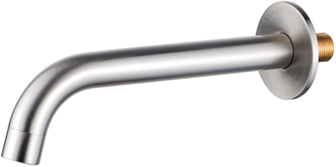 FugaFlow Eccelente Acces uitloop - 22cm inkortbaar - Geborsteld RVS PVD (RVS)
