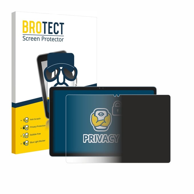 BROTECT - privacy screenprotector voor Blackview Zeno 10 - Folie Beschermfolie Blauwlichtfilter