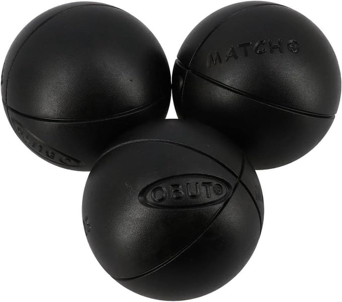 Set van 3 Petanque Ballen 74 mm Hardheid Plus Voor Precisie Spel
