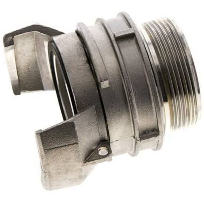 Guillemin DN 50 RVS Koppeling G 2'' Buitendraad Met Borgring