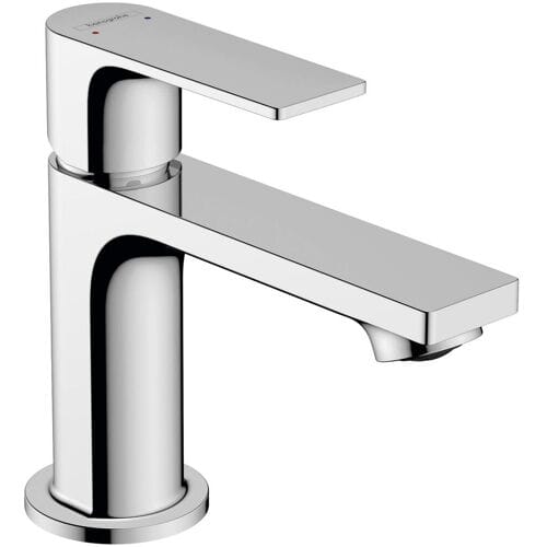 Hansgrohe Rebris e 1 greeps wastafelkraan - 80 PopUp - trekwaste - hoogglans chroom
