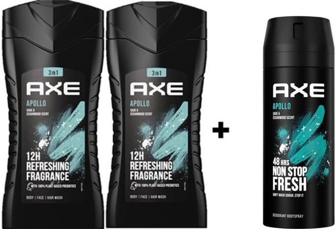 AXE Apollo SET Douchegel / Deo Spray