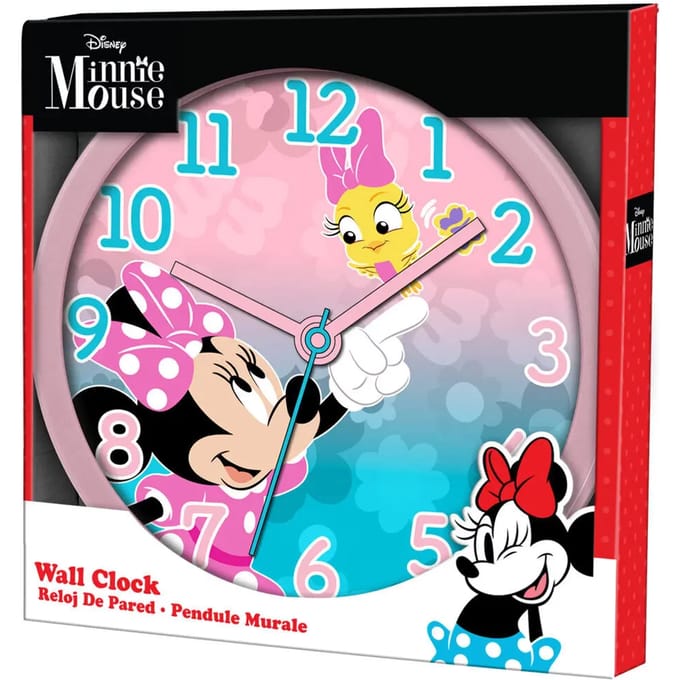 Kinderwandklok Kids Licensing Disney Minnie