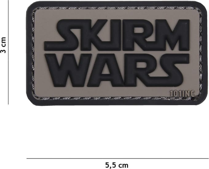 101 Inc Embleem 3D Pvc Skirm Wars Grijs  18058