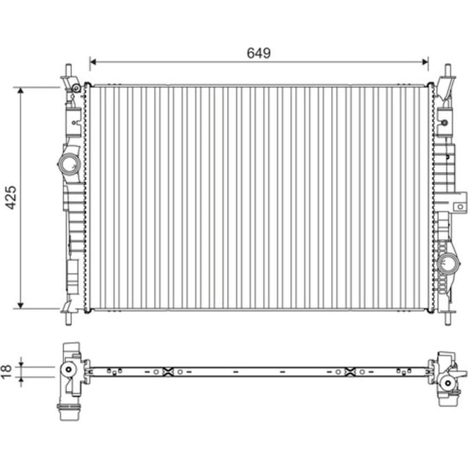 Radiateur VALEO 701109