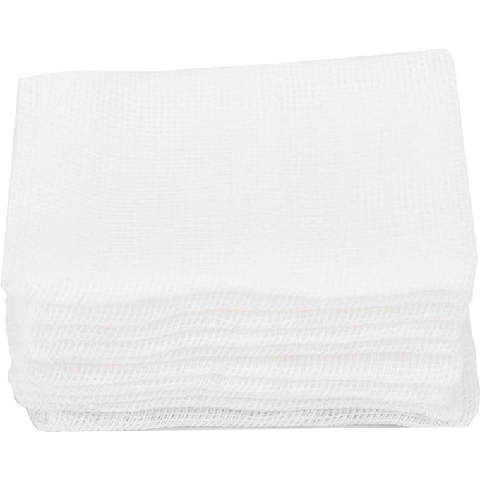 200 stuks 6 X 8 cm Gaasjes Wondverband EHBO Verpleging Gaas white