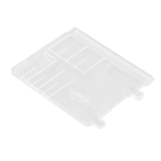 Spoeldeksel Transparant Plastic Vervangend Spoeldeksel Naaimachine Accessoires voor white