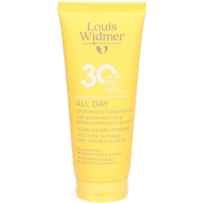 Louis Widmer All Day 30 Zonder Parfum 100 Zonnecrème