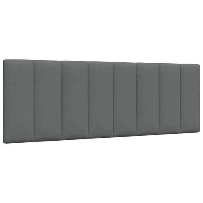 vidaXL - Hoofdbordkussen - "Hanko" - 120 - cm - stof - grijs