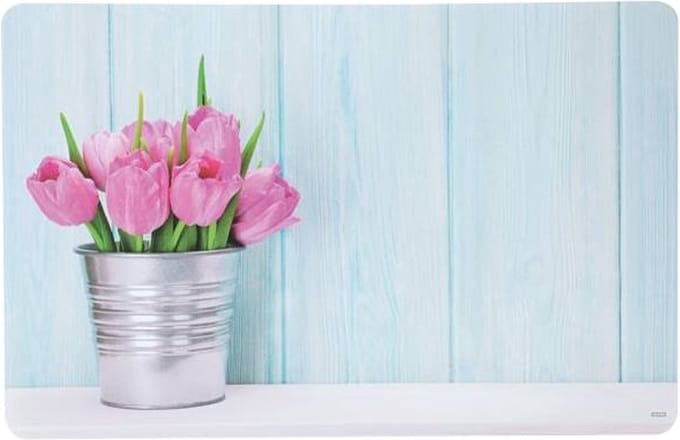 Kesper 77592, Placemat "Tulpen", set van 5