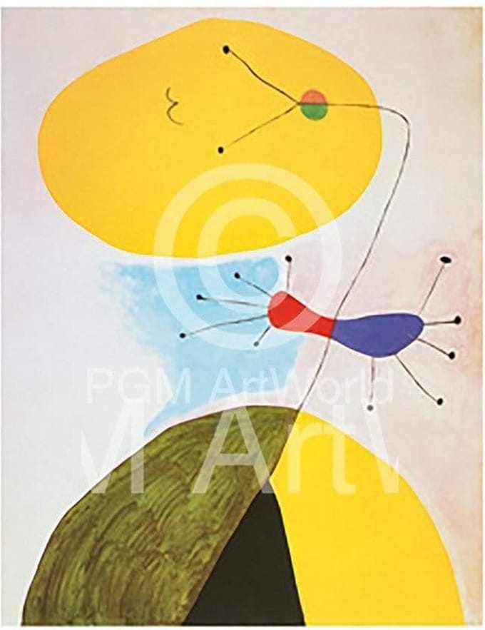 Kunstdruk Joan Miro - Portrait, 1938 60x80cm